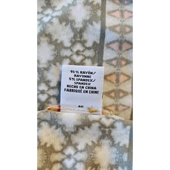 NWT Ruby Rd. Womens 2X Top Asymmetrical 3/4 Sleeves Stretch Keyhole Neck READ - Picture 11 of 13